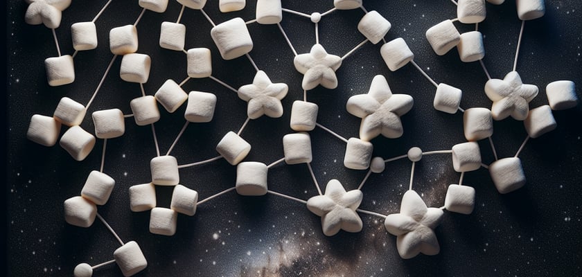 Marshmallow constellations