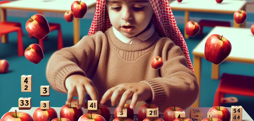 Apple kindergarten math activities