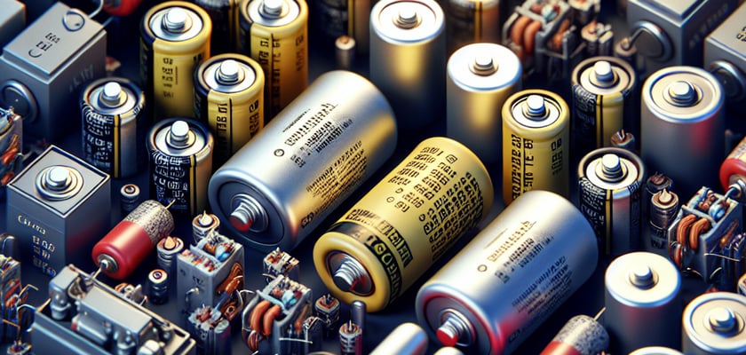 capacitor and battery