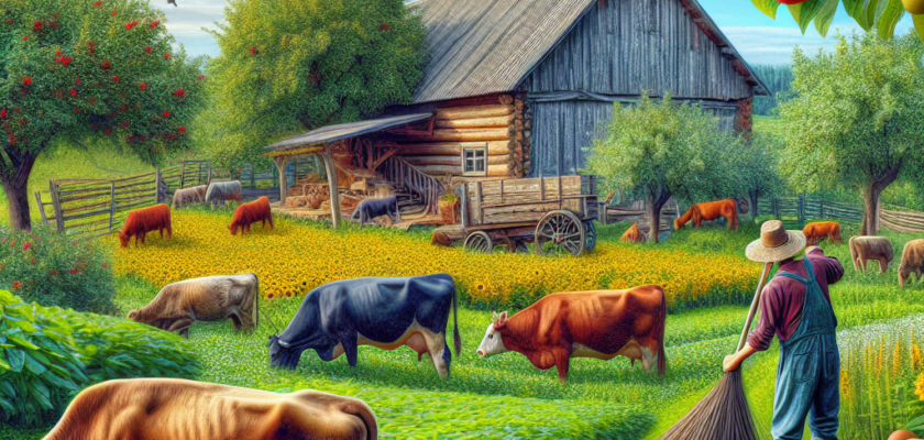 Farm activities clip cards