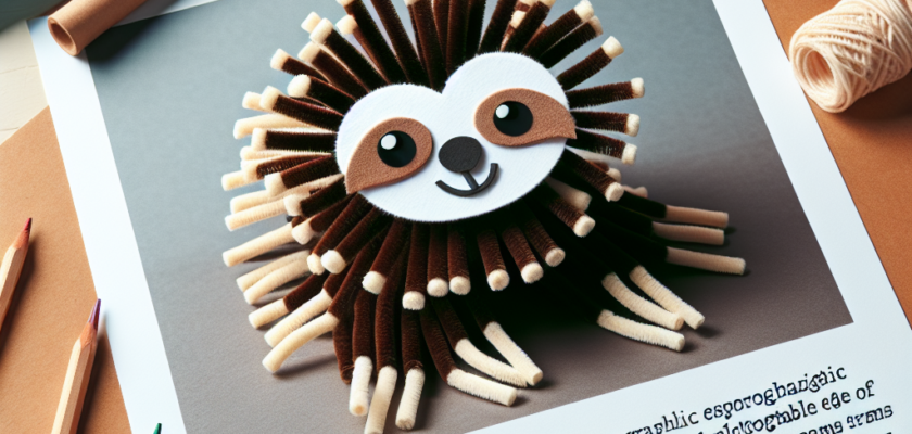 sloth craft for international sloth day