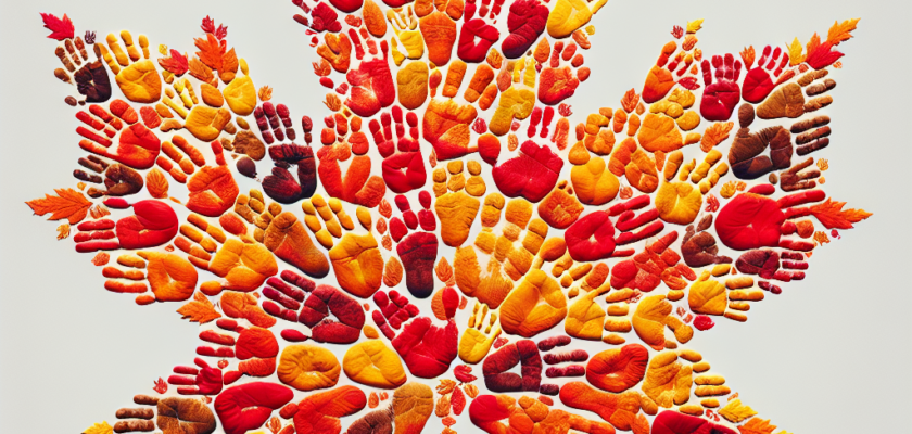 Fall handprint and footprint crafts