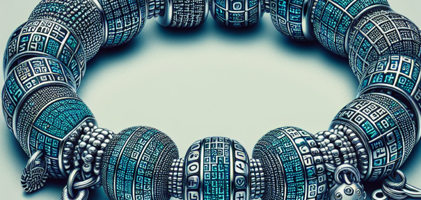 Secret message coding bracelets