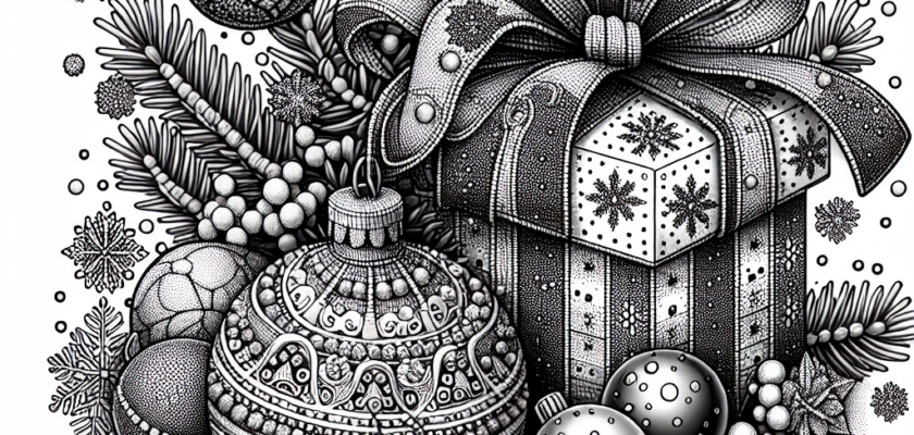Christmas color by number